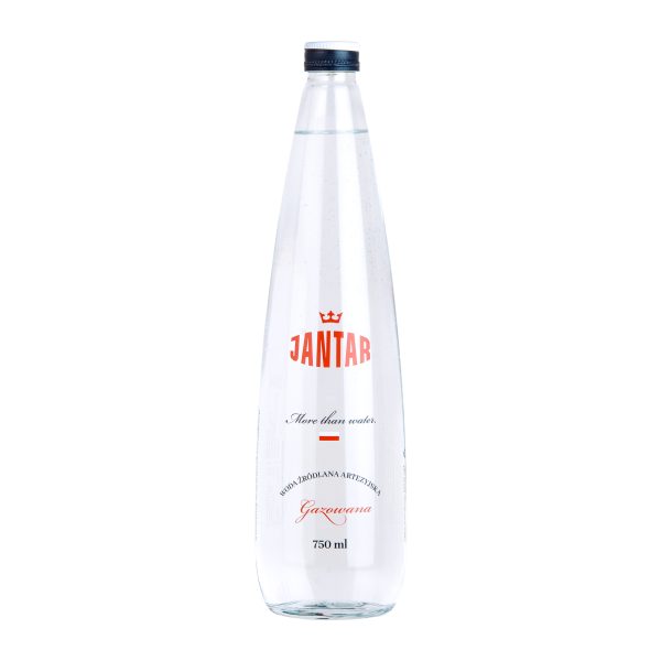 Jantar butelka malowana gazowana 0,75l (szkło) - 12 sztuk
